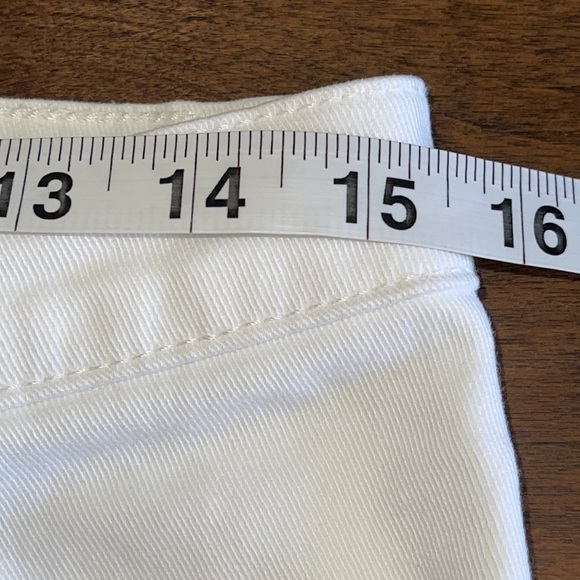 Ella moss White High Waisted Straight Leg Cropped Jeans Sz. 29/8 - Picture 15 of 17